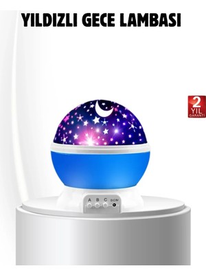 LED Gece Lambası 6 Renk Seçenekli Yumuşak Işıklı Uyku Yardımcı Lamba Midastech