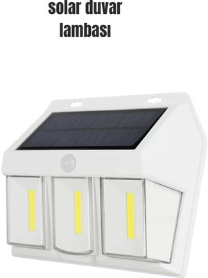 Suya Dayanıklı Solar Duvar Lambası – Akıllı Gece Sensörlü Işık Midastech