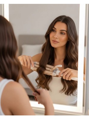 Hızlı Isınan Şarjlı Saç Kıvırıcı Maşa Midastech