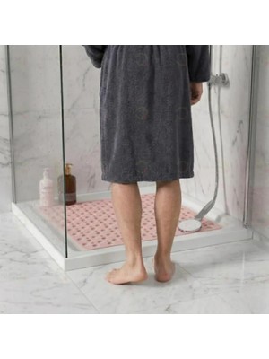 2 Adet Kaydırmaz Duşakabin Banyo ve Duş Paspası Kare Bubble 54 x 54 cm M-149