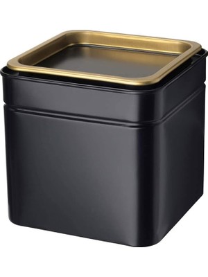 Blomnıng Kahve/çay Kutusu, Siyah ve Altın Renkli, 10X10X10 Santimetre, 203.732.06
