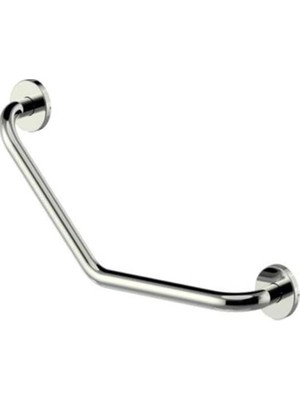 Yaşlı ve Bedensel Engelli Açılı Tutunma Barı,küvet Tutamağı Paslanmaz Krom Banyo Tutamağı 40CM