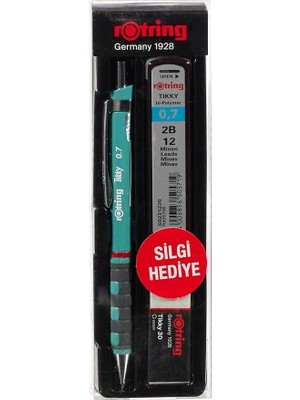 Tıkky Min Silgi 3'lü Okul Seti- 0.7 Deniz Mavi