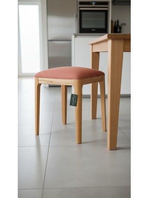 Kleinhaus Furniture Modern Ahşap Bank, Mutfak Bankı, Masif Ayaklı, Bench, Özel Ölçü ve Renk