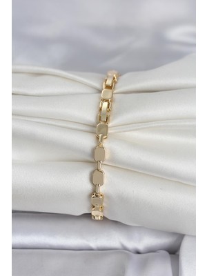 ForWhat Zarif Bilekler Için Golden Pirinç Zirkonlu Tarz Kadın Bileklik