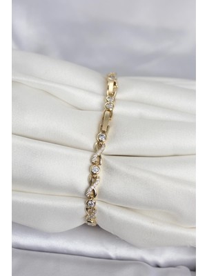 ForWhat Zarif Bilekler Için Golden Metal Sonsuzluk Stil Kadın Bileklik