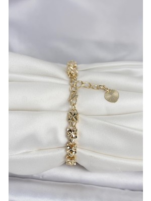 ForWhat Zarif Bilekler Için Golden Metal Kelebek Stil Kadın Bileklik