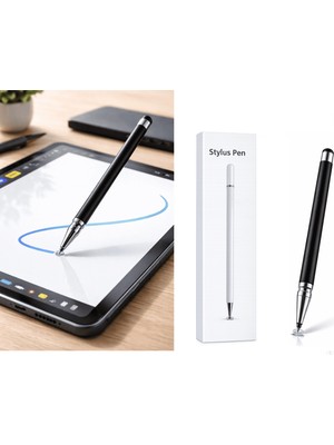 Xiaomi Pad 5 Pro Uyumlu Dokunmatik Stylus Kalem Disk Uçlu Hassas Tab Telefon Çizim Kalemi