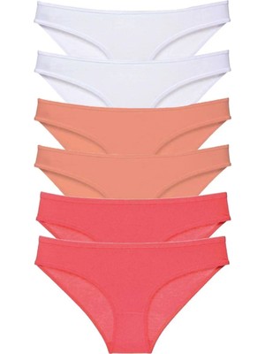 Najmaddin 6 Adet Süper Eko Set Likralı Kadın Slip Külot 551 Tedarik Najmaddin