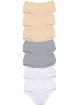 Najmaddin 7 Adet Tutku Kadın Yüksek Bel Bato Kalın Lastik Külot S20 Tedarik Najmaddin