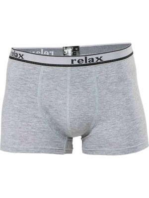 Najmaddin Relax Pamuklu Esnek Erkek Boxer Gri - 1268A Tedarik Najmaddin