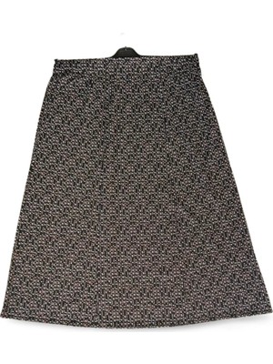 Najmaddin Beli Lastikli Full Likralı Pigment Penye Etek Anne Eteği Uzun Namaz Eteği - Royaleks -