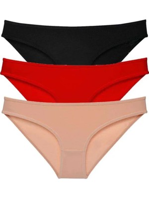 Najmaddin 3 Adet Süper Eko Set Likralı Kadın Slip Külot 539 Tedarik Najmaddin