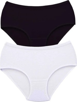 Najmaddin 2 Adet Tutku Kadın Yüksek Bel Bato Kalın Lastik Külot S4 Tedarik Najmaddin