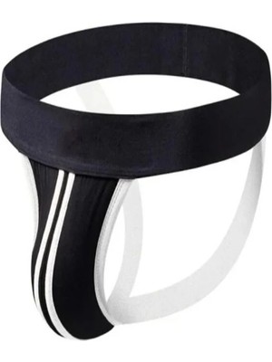 bebekokusu Erkek Şeritli Jockstrap Fantezi Iç Giyim