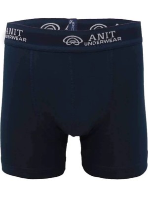 Najmaddin Kısa Paça Likralı Erkek Boxer Siyah - 1115A Tedarik Najmaddin