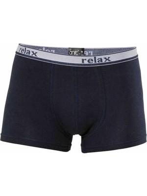Najmaddin Relax Pamuklu Esnek Erkek Boxer Lacivert - 1268A Tedarik Najmaddin