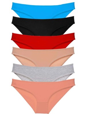 Najmaddin 6 Adet Süper Eko Set Likralı Kadın Slip Külot Renk 1 Tedarik Najmaddin