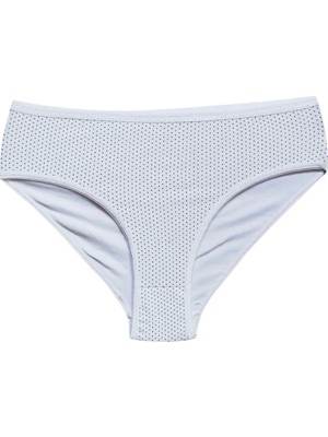 Najmaddin Pamuklu Geniş Kenarlı Likralı Desenli Bato Kadın Külot Desen 8 Tedarik Najmaddin