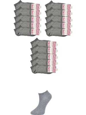 Najmaddin Gri Kadın Bilek Çorap 15 Çift Tedarik Najmaddin