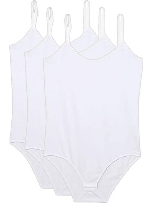 Najmaddin 3 Adet Ip Askılı Kadın Çıtçıtlı Body Beyaz Tedarik Najmaddin