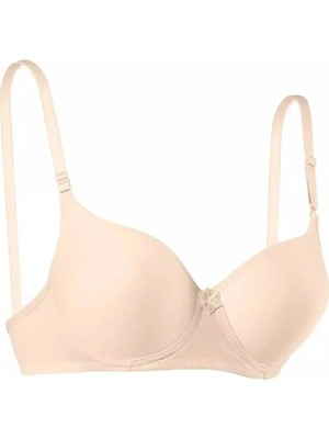 Najmaddin Silikonlu Desteksiz Telli Düz Boş Sütyen Ten Tedarik Najmaddin