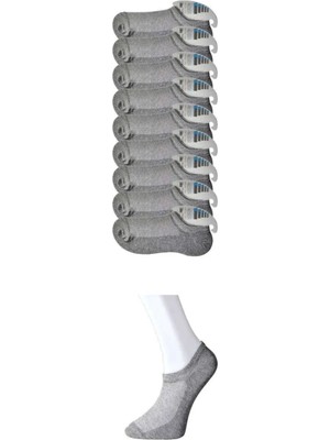 Najmaddin Gri Erkek Görünmez Çorap 9 Çift Tedarik Najmaddin