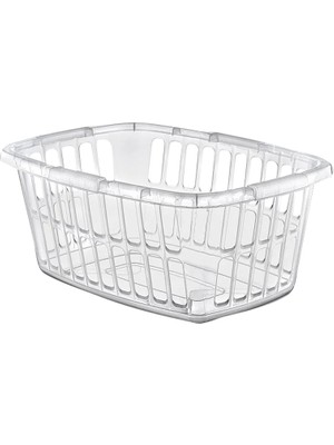 Najmaddin Büyük Çamaşır Sepeti Selesi Şeffaf ROYALEKS-E298 Tedarik Najmaddin