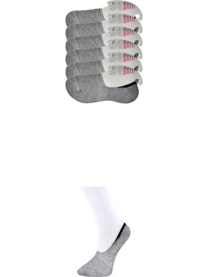 Najmaddin Gri Kadın Babet Çorap 6 Çift Tedarik Najmaddin