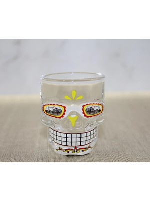 Najmaddin Istanbul Temalı Cam Kurukafa Shot Bardak ALK4302 Najmaddin Ynt