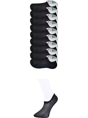 Najmaddin Siyah Erkek Görünmez Çorap 9 Çift Tedarik Najmaddin