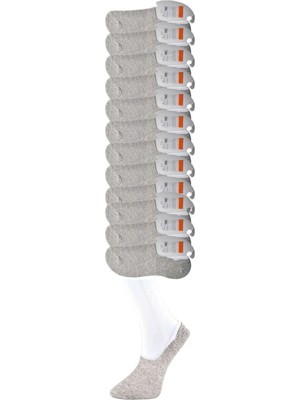 Najmaddin Gri Erkek Babet Çorap 12 Çift Tedarik Najmaddin