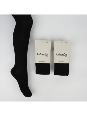 Najmaddin Artı Alago Kız Külotlu Çorap 300423 Siyah Sepeti Najmaddin