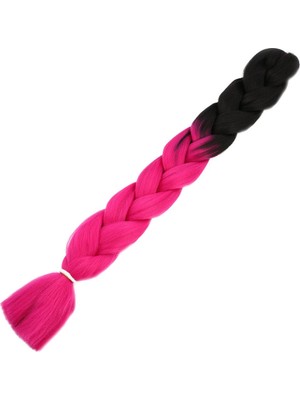 Afrika Örgülük Sen Ombreli 100 Gr. / Siyah / Fuşya