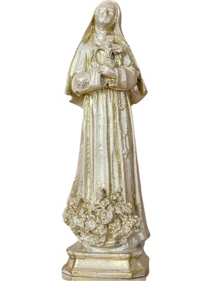 Delixa Arkeo Meryem Ana - Katolik Dini Figür - Antik Detaylı Manevi Ev Dekoru