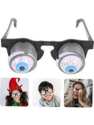 Pileli Store Sallanan Şaka Gözlüğü Yaylı Gözlük Akar Gözlük