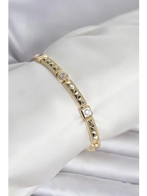 Pileli Store Xuping Punta Model Gold Renk Kadın Bileklik
