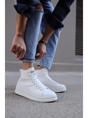 Feifei Yüksek Taban Ayakkabı C- Beyaz