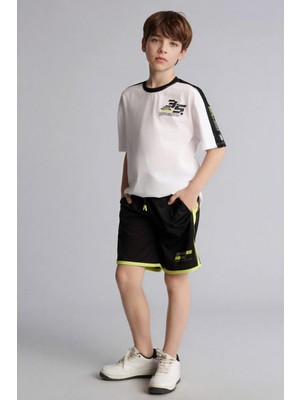DeFacto Regular Fit Spor Baskılı Şort Erkek Çocuk H2689A826SM