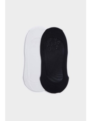 DeFacto Kadın Kaydırmaz Taban 2li Babet ÇORAP G3546AXNS