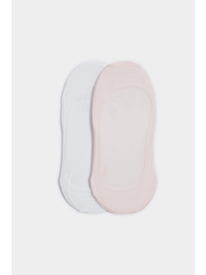 DeFacto Kadın Kaydırmaz Taban 2li Babet ÇORAP G3546AXNS