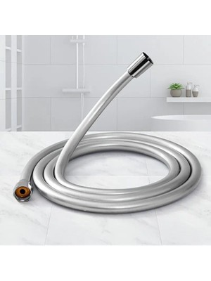 FAWER Faucet & Shower Pvc 150 Cm Gri Lüks Duş Hortumu