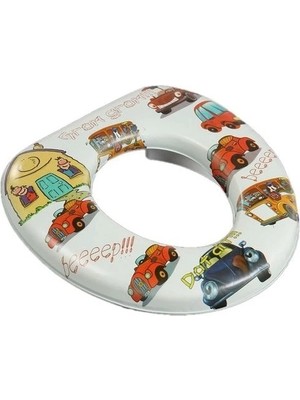 Uravas Store Baby Kids Çocuk-Bebek Pratik Yumuşak Süngerli Desenli Klozet Adaptörü