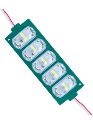 12 Volt 4 Watt Yeşil 3030 10 x 53.8 mm IP65 260 – 280 Lümen 180 Derece Modül LED