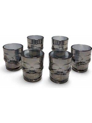 6'lı Kurukafa Cam Shot Bardağı ALK5115