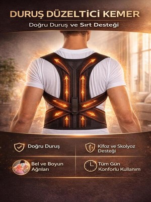 Ankaflex Highconcept Balenli Dik Duruş Korsesi