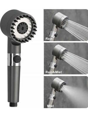 TeknoKapsül Yeni Masaj Etkili Nesil Filtreli Duş Başlığı Fıskiyesi Duş Banyo -