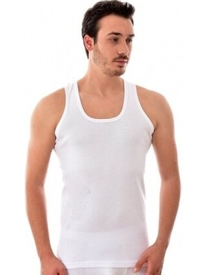 Tutku Beyaz Erkek Atlet %100 Pamuklu Rahat Kullanım Amacıyla Tasarlanmış XL Model