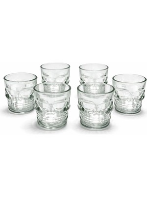 6'lı Kurukafa Cam Shot Bardağı ALK2152