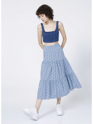 Koton Mavi Melanj Etek